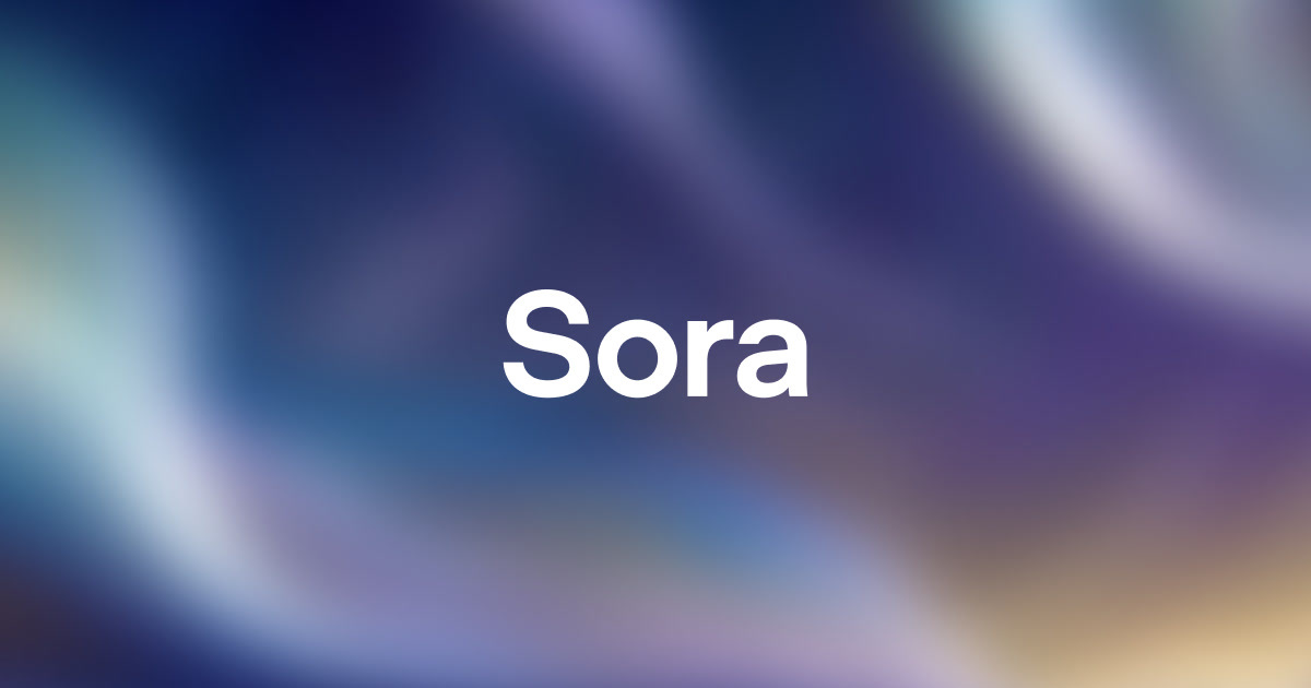 Sora Image 1